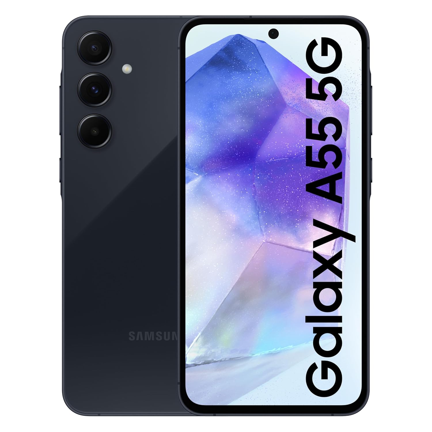 Samsung Galaxy A55 5G (Awesome Navy, 8GB RAM, 128GB Storage) | AI | Metal Frame | 50 MP Main Camera (OIS) | Super HDR Video| Nightography | IP67 | Corning Gorilla Glass Victus+ | sAMOLED Display - Image 2