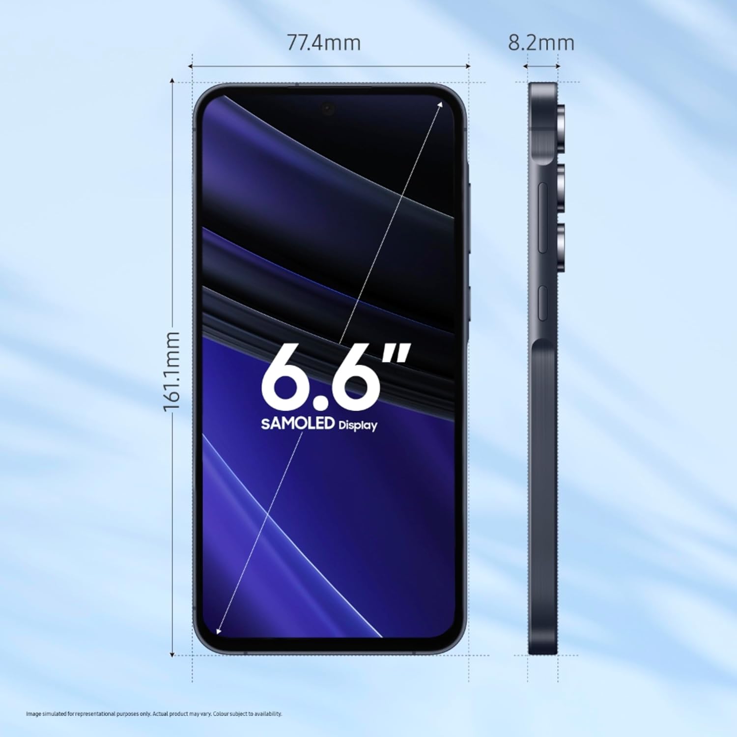 Samsung Galaxy A55 5G (Awesome Navy, 8GB RAM, 128GB Storage) | AI | Metal Frame | 50 MP Main Camera (OIS) | Super HDR Video| Nightography | IP67 | Corning Gorilla Glass Victus+ | sAMOLED Display - Image 12