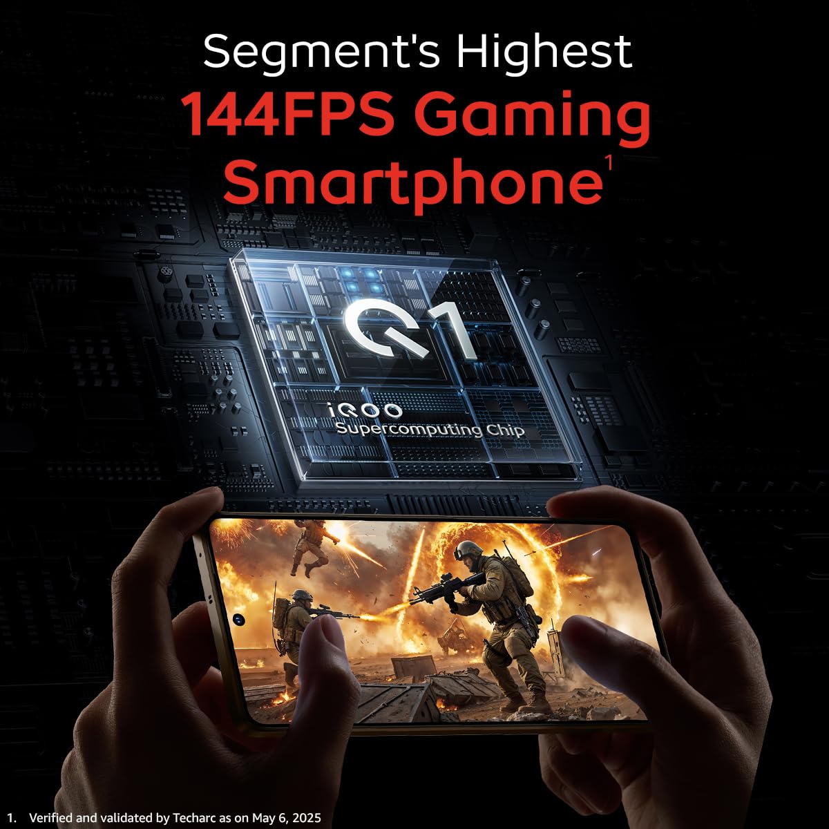 iQOO Neo 10 (Inferno Red, 8GB RAM, 256GB Storage) | Snapdragon 8s Gen 4 Processor & SuperComputing Chip Q1 | 7000 mAh Battery | Segment’s Highest 144 FPS Gaming Smartphone - Image 4