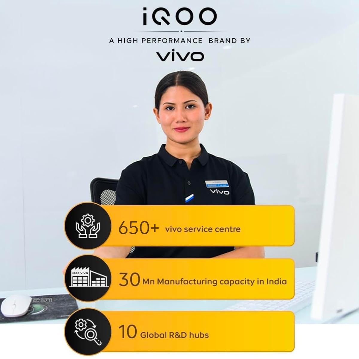 iQOO Neo 10R 5G (Moonknight Titanium, 8GB RAM, 256GB Storage) | Snapdragon 8s Gen 3 Processor | India's Slimmest 6400mAh Battery Smartphone | Segment's Most Stable 90FPS for 5 Hours - Image 5