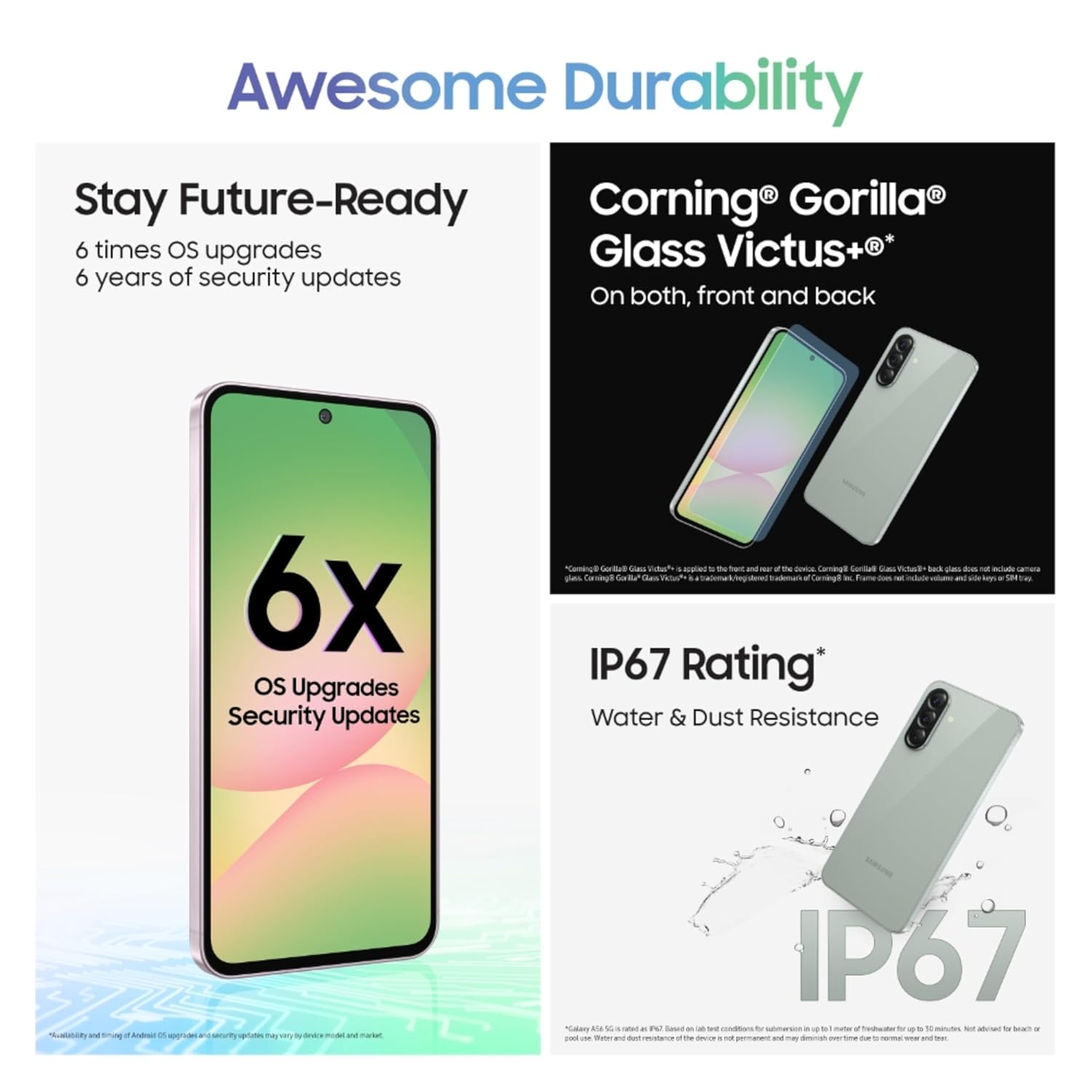 Samsung Galaxy A56 5G (Awesome Olive, 8GB, 128GB) | Metal Frame | Gemini Live | Awesome Intelligence (AI): Circle to Search, Instant Slo-Mo, Auto-Trim, Object Eraser | Flagship Grade Camera - Image 8