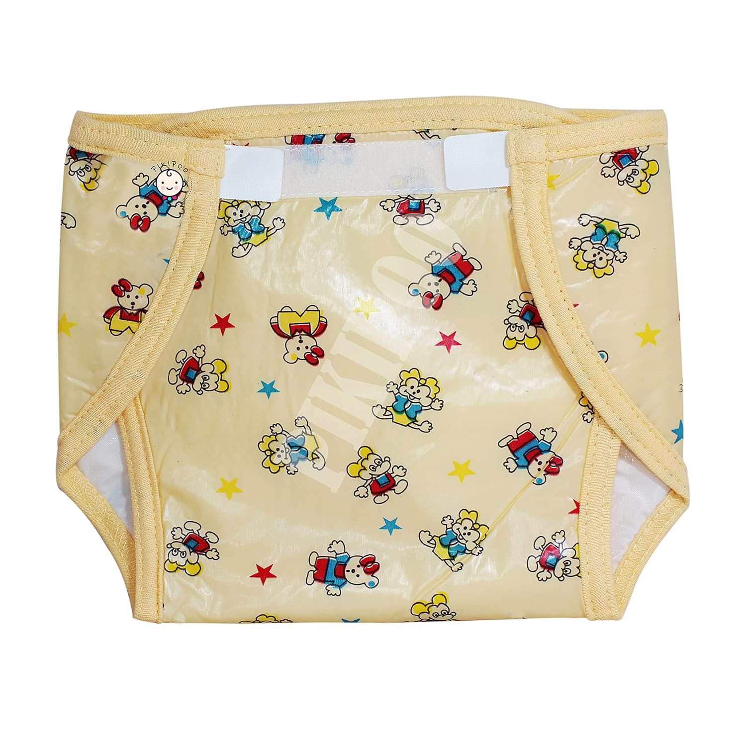 PIKIPOO Presents Baby Kids Soft PVC (Plastic) Diaper Joker Padded Baby Nappy Panty Training Pants with Inner & Outer Soft Plastic Reusable & Waterproof Multi (3-6 Month) (6-9 Months, Multicolor) - Image 5