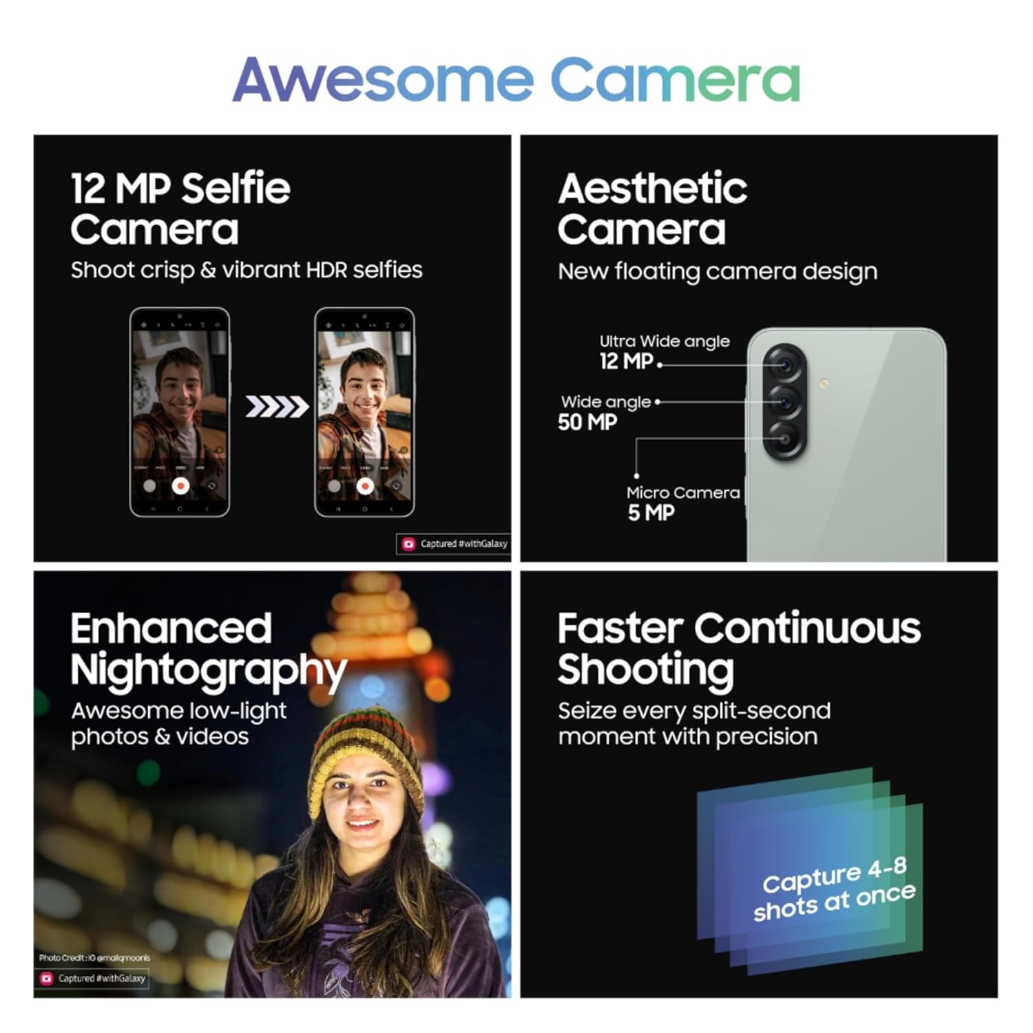 Samsung Galaxy A56 5G (Awesome Olive, 8GB, 128GB) | Metal Frame | Gemini Live | Awesome Intelligence (AI): Circle to Search, Instant Slo-Mo, Auto-Trim, Object Eraser | Flagship Grade Camera - Image 6