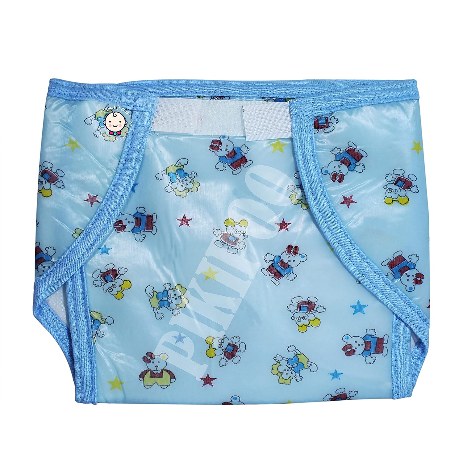 PIKIPOO Presents Baby Kids Soft PVC (Plastic) Diaper Joker Padded Baby Nappy Panty Training Pants with Inner & Outer Soft Plastic Reusable & Waterproof Multi (3-6 Month) (6-9 Months, Multicolor) - Image 4