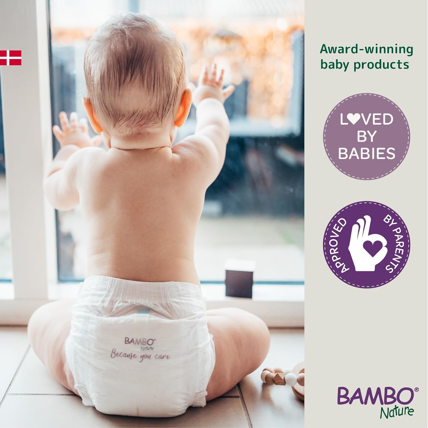 Bambo Nature Premium Baby Tape Diapers for New Born Baby XS Size (2-4 Kgs) - Super Absorbent, Breathable, Extra Soft, Dermatologically Tested, Hypoallergenic Nappies With A Wetness Indicator, 22 Count - Image 6