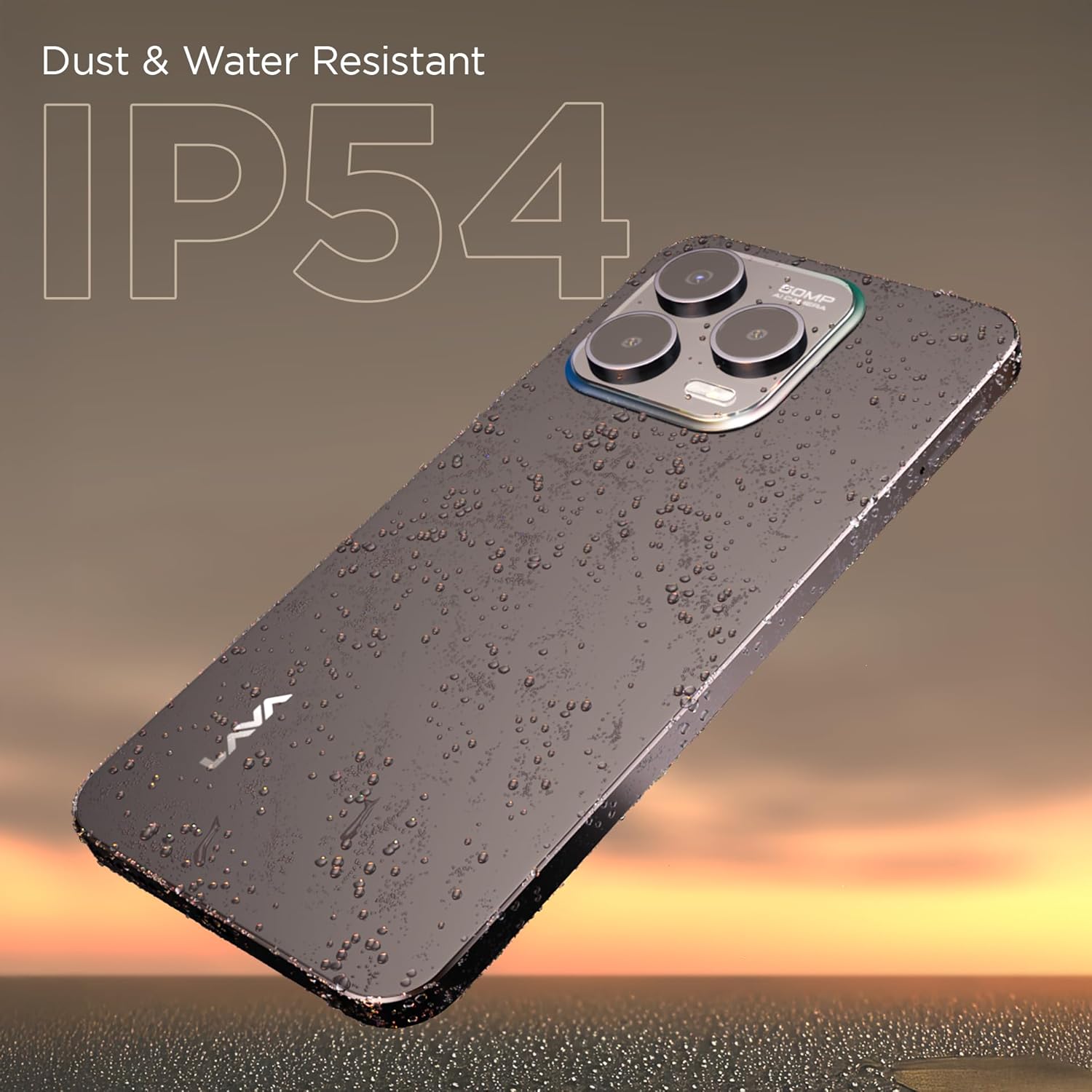 Lava Bold N1 Pro (Stealth Black, 4 GB RAM, 128 GB Storage)| Bigger 6.67" HD+ IP54 Display | 120 Hz Refresh Rate | 50 MP AI Triple Rear Camera | 8 MP Front Camera| 5000 mAh Battery| Charger in Box - Image 4