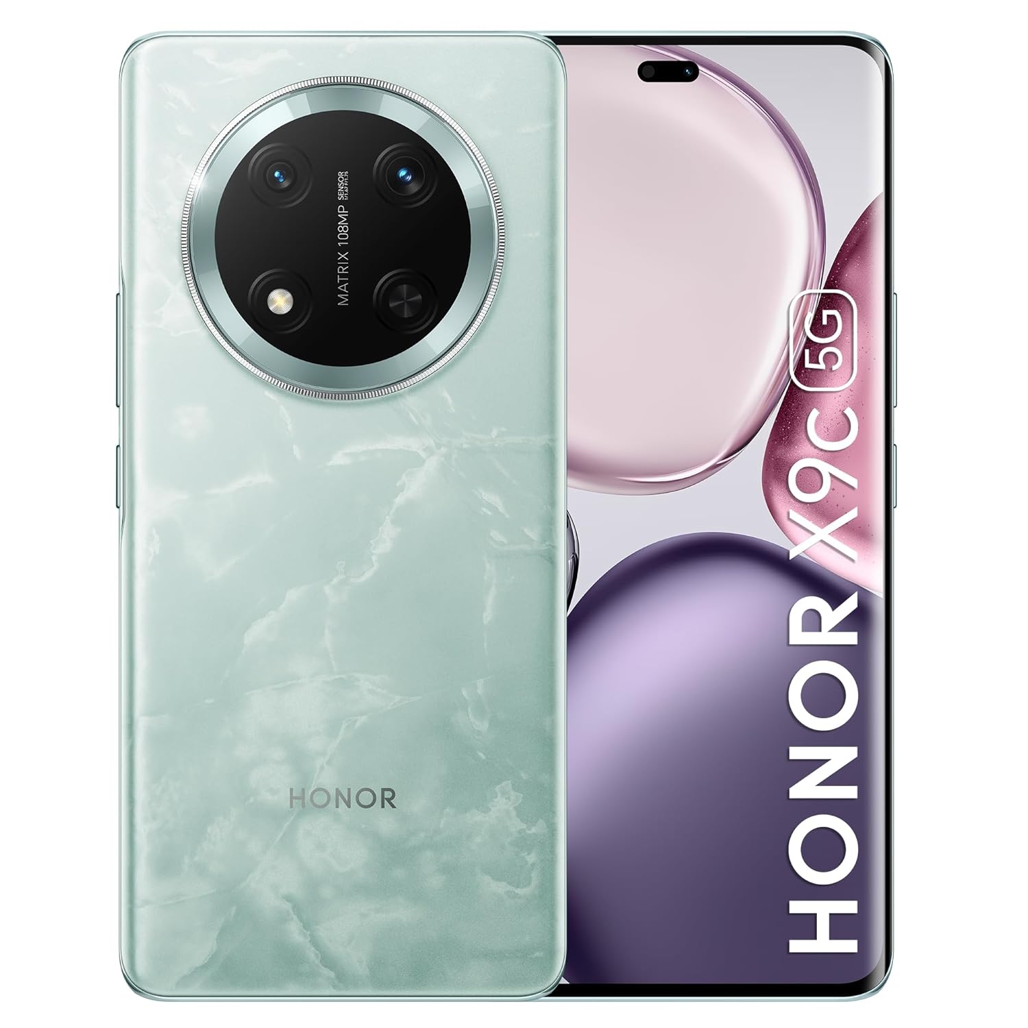 HONOR X9c 5G Dual SIM (8GB RAM, 256GB Storage) | Ultra Durable | 108MP AI OIS Camera | 6600mAh Battery | 3840Hz Risk-Free Dimming Display | with Charger (Jade Cyan) - Image 2