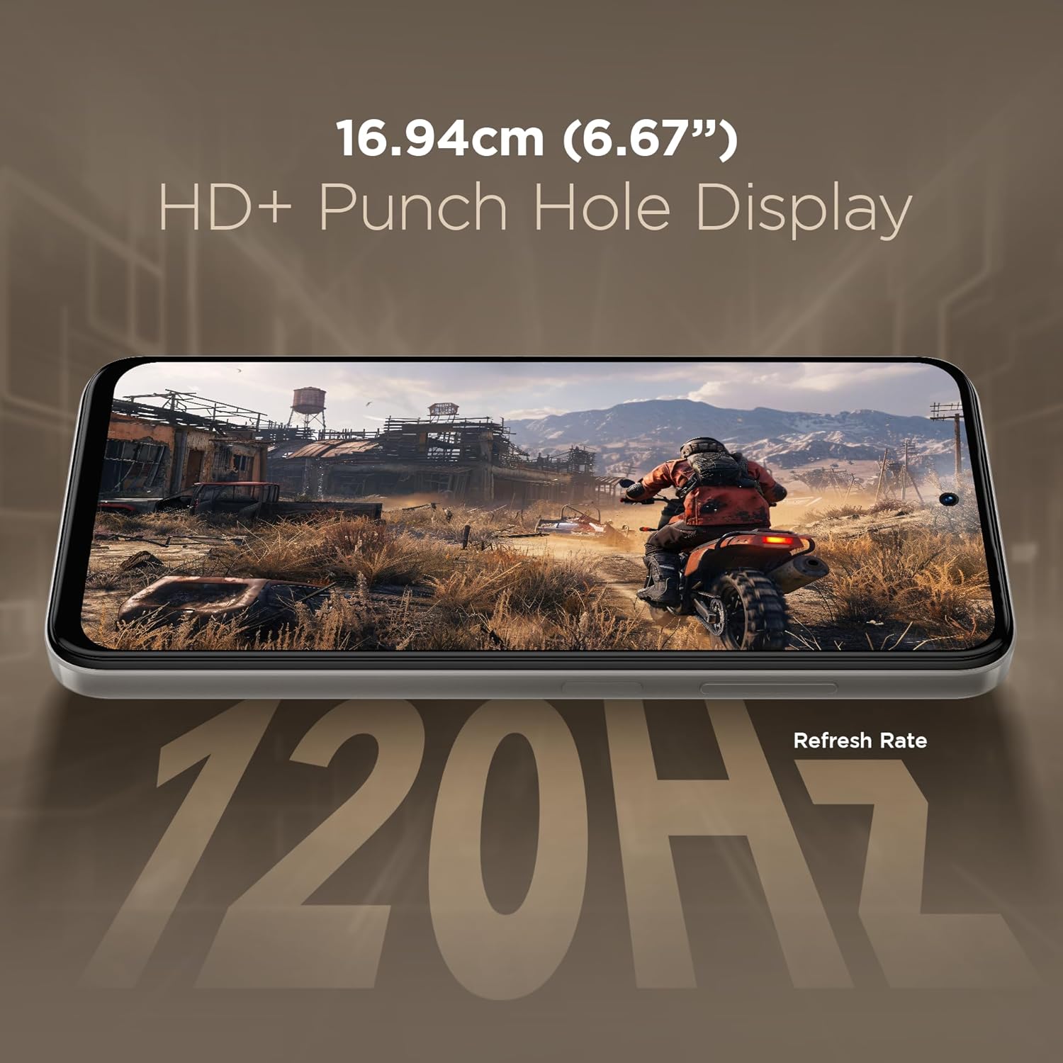 Lava Bold N1 Pro (Stealth Black, 4 GB RAM, 128 GB Storage)| Bigger 6.67" HD+ IP54 Display | 120 Hz Refresh Rate | 50 MP AI Triple Rear Camera | 8 MP Front Camera| 5000 mAh Battery| Charger in Box - Image 7