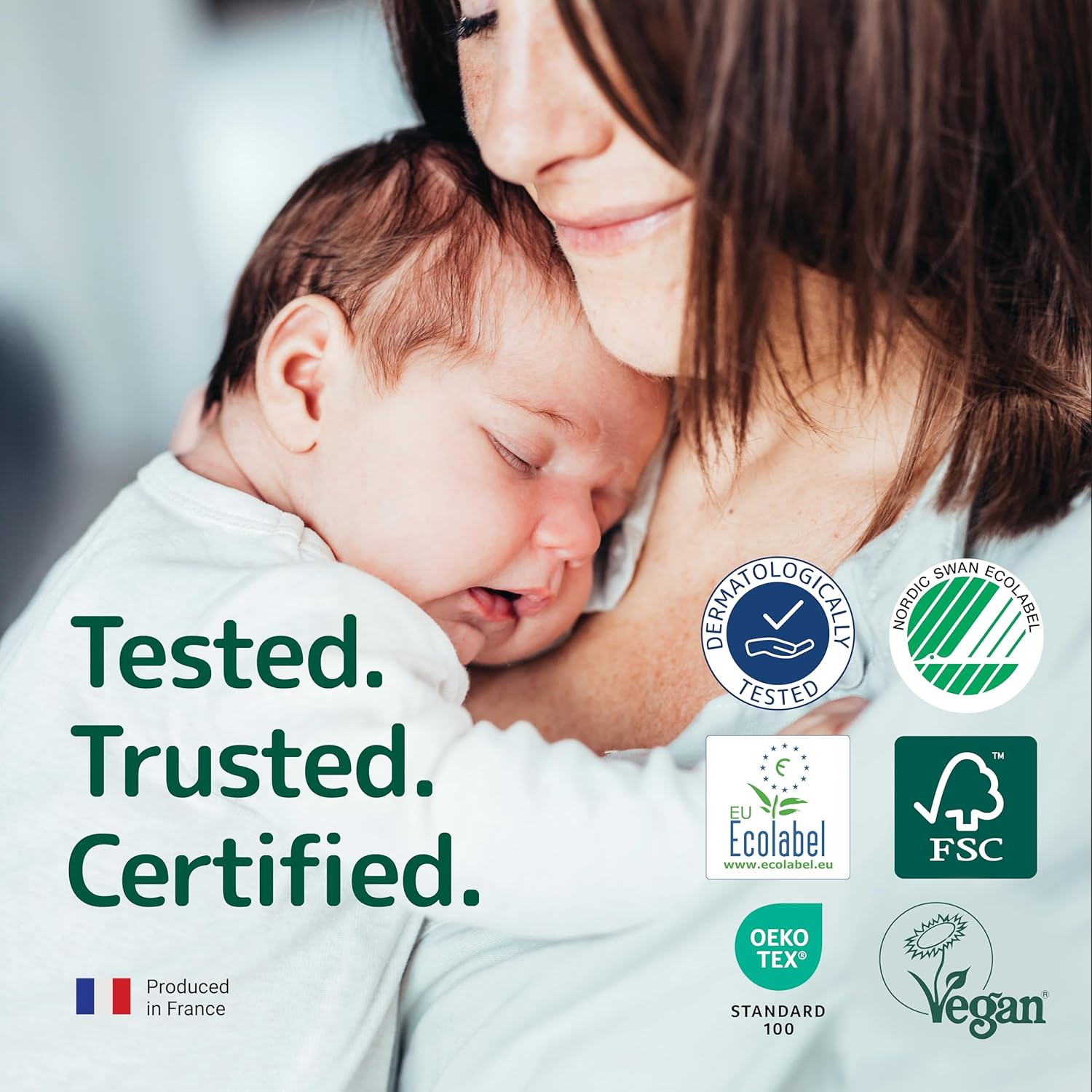 Bambo Nature Premium Baby Tape Diapers for Premature Baby XXS Size (1-3 Kgs) - Super Absorbent, Breathable, Extra Soft, Dermatologically Tested, Hypoallergenic Nappies With Wetness Indicator, 24 Count - Image 6