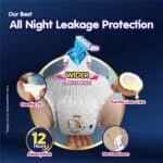 New Mamypoko Pants Premium All Night Absorb| Pant Style Baby Diapers Medium Size(M), 70 Count, Ideal for 7-12Kgs|1 Diaper= Upto All Night Absorption now with 10% increased power|Wider Crisscross Sheet|Gentle Coco Care| 12hr Leakage Protection| Prevents Heaviness. - Image 7