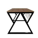 Riyan Luxiwood Daffodil Computer Table in Engineered Wood with Flat Surface, Multi-Usage Laptop Desk & Home Office, Desk Sturdy Gaming Table (Beige, Medium) - Image 4