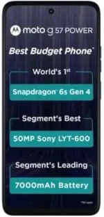 Motorola G57 Power 5G (Fluidity, 8GB RAM, 128GB Storage)| Snapdragon 6s Gen 4 Processor | 6.72" FHD+ Display | 50MP LYT-600 + 8MP Ultrawide | 8MP Selfie Camera | 7000mAh Battery, 33W TurboPower | IP64 - Image 9