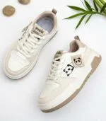 Sneakers for Women Comfortable Synthetic Leather Shoes for Woman, Lace-Up Casual Girls Shoe, Lightweight Sneaker Shoes for Woman - Image 3