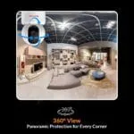 CP PLUS 3MP Smart Wi-Fi CCTV Camera | 360° Pan & Tilt | CTC Cyber Secure Tech | View & Talk | Smart Detection Suite | Night Vision | Cloud Storage | Supports OK Google | CP-E35Q - Image 5