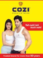 Lux Cozi Men's White Round Neck Sleeveless Cotton Vest (Pack of 3) - Image 3