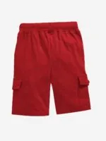 KiddoPanti Boys Knit Solid Cargo Shorts Pack of 2 | 100% Cotton | Comfortable Rib Waistband | 2 Front Pockets & 2 Cargo Pockets | Sport Bermuda Half Pant for Boys - Image 7