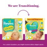 Pampers Active Baby Tape Style Baby Diapers, Newborn/Extra Small (NB/XS) Size, 72 Count, Adjustable Fit with 5 star skin protection, Up to 5kg Diapers - Image 2