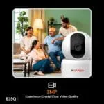 CP PLUS 3MP Smart Wi-Fi CCTV Camera | 360° Pan & Tilt | CTC Cyber Secure Tech | View & Talk | Smart Detection Suite | Night Vision | Cloud Storage | Supports OK Google | CP-E35Q - Image 3
