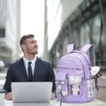 Tinytot 30 Litre Japanese Korean Style School Bag Water-Resistant Laptop & Travel Backpack - Unisex Large 18 Inches Multipurpose Student Backpack for Boys & Girls, Men & Women - Image 8