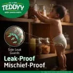 TEDDYY Easy Baby L Size Diaper Pant Style | 62 Count (Large) | 9–14 kg (Pack of 1) | Long Protection Hours | Anti-Bacterial | Airy Breathable Fit | Rapid Soaker Channels & Wetness Indicator - Image 5