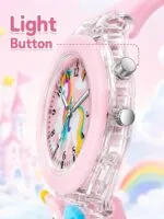 Matrix Kids Edition 3D Cartoon Analog Watch with Lights | 3D Cartoon Character On Strap | for Kids - Image 3
