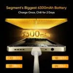 realme NARZO 80 Lite 4G (Obsidian Black 2026, 4GB+64GB) | 6300mAh Segment's Biggest Battery | 7.94mm Slim Design | 300% Ultra Volume | Pulse Light: 9 Colors, 5 Glow Modes | Ai Assist - Image 3