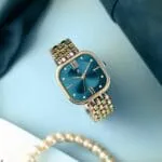 Carlton London Chelsea Women Stainless Steel Analog Watch | Silver Waterproof Watches for Women Girls Ladies | Luxury Square Watch | Fashionable Trendy Quartz Movement Wrist Watch - Image 5