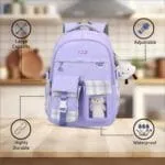Tinytot 30 Litre Japanese Korean Style School Bag Water-Resistant Laptop & Travel Backpack - Unisex Large 18 Inches Multipurpose Student Backpack for Boys & Girls, Men & Women - Image 2