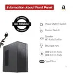 Desktop Computer Set with i5 3470, 8GB RAM, 256GB SSD, 22-inch Monitor, Keyboard, Mouse, WiFi, Speakers, Windows 11, Black Full Set | 2 Year Warranty - Image 4