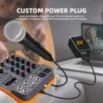 HAYDEN HY-A4 4-Channel Mixer – Professional Audio Mixing Console with Bluetooth, USB Sound Card, 48V Phantom Power, MP3, Phone Live Out, Recording, Podcast, Karaoke, DJ, Streaming & Live Performance - Image 6