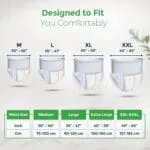 Karein Classic Adult Diaper Pant XL Size, Extra Large, Waist (100-150 cm 40'-59'), 10 Unit, Long Protection Hour, Unisex, Quick & Even Absorption, Leakproof, Odour Control, Wetness Indicator - Image 6
