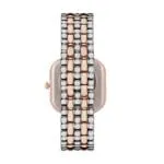 Carlton London Chelsea Women Stainless Steel Analog Watch | Silver Waterproof Watches for Women Girls Ladies | Luxury Square Watch | Fashionable Trendy Quartz Movement Wrist Watch - Image 4