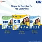 CIR Adult Diaper Pants Style | Adult Diaper Medium Size (M)|Waist (75-100 cm|30”- 40”) |10 hr Absorption-Protection | Unisex with Wetness Indicator | Odour Control | Goodness of Aloe Vera | 20 Units - Image 5