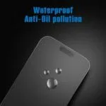 YMHML Matte Anti-Glare Tempered Glass Screen Protector Compatible For iphone 13/13pro/14 (Black) Edge To Edge Full Coverage With Easy Installation Kit,Pack Of 1 - Image 2