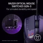 Razer Cobra Wired Gaming Mouse, 58g Lightweight, Pokemon Gengar Edition - Image 3