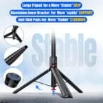 WeCool S7 Pro Long Selfie Stick with Tripod Stand 69"/177cm, 360 Degree Rotation Selfie Stick Tripod, Magnetic Remote with ABS+Aluminum Body, Auto Pop Open for Hands-Free Photo & Live Video Shoot - Image 3
