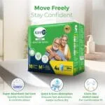 Karein Classic Adult Diaper Pant M Size, Medium, Waist (75-100 cm 30'-40'), 10 Unit, Long Protection Hour, Unisex, Quick & Even Absorption, Anti-Bacterial, Leakproof, Odour Control, Wetness Indicator - Image 4