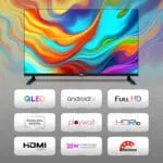 VW 101 cm (40 inches) Spectra Series Full HD Smart QLED Android TV VW40AQ3 - Image 2