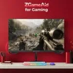Zebronics S27A 27"" (68.5 cm) Gaming Monitor, 220Hz Refresh Rate, Fast IPS Display, HDMI, DP, FHD 1920x1080, 350nits Brightness, Built-in Speakers, ZGame Aid, Adaptive Sync, Bezel-less, Wall Mountable - Image 7