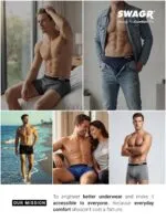 SWAGR 5 Pack Men's Super Combed Cotton Underwear Trunks | Classic TruComfort Fit | Powered by ZincShield Anti-Bacterial Tech | Aerflo Breathability | 4-Way FlexStretch | SOXCO Style SG05 - Image 4