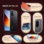 REDMI A7 Pro 5G (Black, 4GB RAM, 64GB Storage) | Segment's Fastest Processor | Segment's Largest Battery | Segment's Largest & Smoothest 6.9in 120Hz Display - Image 3