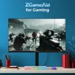 Zebronics 27" QHD Bezel-Less Gaming Monitor, 200Hz Refresh Rate, 1ms MPRT, Fast IPS, 300 Nits, 120% sRGB, 1.07B Colors, Height, Pivot, Tilt, Swivel Adjustment, 2 x HDMI & 2 x DP, Reading Lamp (S27A) - Image 8