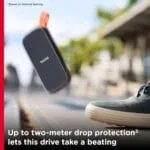 SANDISK 2TB Portable SSD, 800MB/s R, USB 3.2 Gen 2, Rugged SSD with Upto 2 Meter Drop Protection, Type-C to Type-A Cable, PC & Mac Compatible, 3 Y Warranty, External SSD (SDSSDE30-2T00-G26) - Image 5