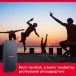 SANDISK 2TB Portable SSD, 800MB/s R, USB 3.2 Gen 2, Rugged SSD with Upto 2 Meter Drop Protection, Type-C to Type-A Cable, PC & Mac Compatible, 3 Y Warranty, External SSD (SDSSDE30-2T00-G26) - Image 6