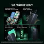 Samsung Galaxy M07 Mobile (Black, 4GB RAM, 64GB Storage) | MediaTek Helio G99 | AnTuTu 624K | IP54| 50MP Camera | 7.6mm Slim | 5000mAh Battery | 25W Fast Charging | 6 Gen OS Upgrades | Without Charger - Image 2