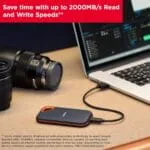 SANDISK Extreme Pro 1TB Portable External SSD, Up to 2000MB/s, USB-C, IP65 Water & Dust Resistant, 3m Drop Protection, Metal Enclosure, PC, Mac & Smartphone Compatible - Image 4