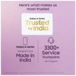 Samsung Galaxy A56 5G (Awesome Violet Glow, 8GB, 128GB) | Segment Most Complete Triple Camera | AI Editing | 4nm Processor | sAMOLED Display| Gorilla Glass Victus+| 5 Gen OS Upgrades - Image 2