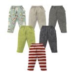 NammaBaby 100% Cotton Assorted Track Pant for Boys and Girls - Regular fit | Loose Fit Track Pants(Pack of 6) - Image 6