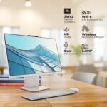 Lenovo IdeaCentre AIO Intel Core i3-1315U 27" FHD IPS (8GB RAM/512GB SSD/Win11/Microsoft 365 Basic + Office Home 2024/Wireless EOS Keyboard & Mouse,Grey), F0HM0137IN All-in-One Desktop - Image 5