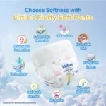 Little's Baby Pants Diapers with Wetness Indicator and 12 Hours Absorption, Small (S), 4-8 kg, 42 Count - Image 6